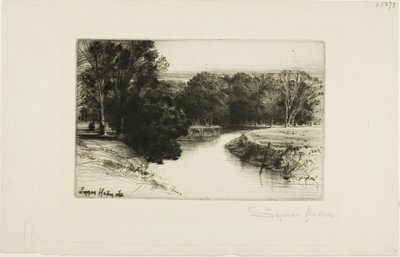 爱尔兰的日落 作者 弗朗西斯·西摩·哈登（Francis Seymour Haden）
