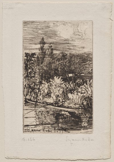 钓鲃鱼 作者 弗朗西斯·西摩·哈登（Francis Seymour Haden）