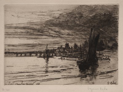 巴特西大桥 作者 弗朗西斯·西摩·哈登（Francis Seymour Haden）