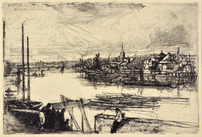 巴特西河段 作者 弗朗西斯·西摩·哈登（Francis Seymour Haden）
