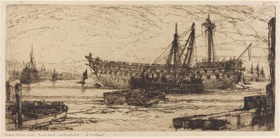阿加门农号的解体 作者 弗朗西斯·西摩·哈登（Francis Seymour Haden）