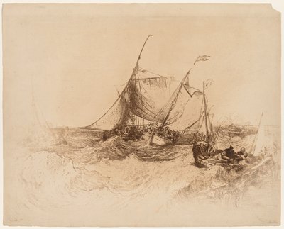 加来码头。 作者 弗朗西斯·西摩·哈登（Francis Seymour Haden）