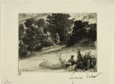 Combe Bottom 作者 弗朗西斯·西摩·哈登（Francis Seymour Haden）