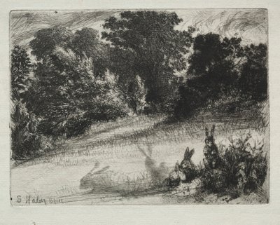 底部。 作者 弗朗西斯·西摩·哈登（Francis Seymour Haden）