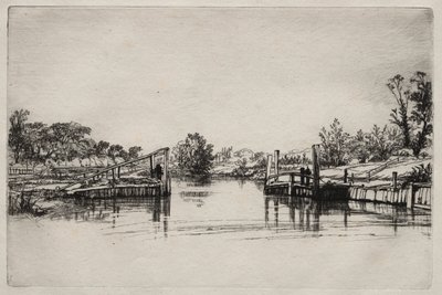 埃格姆船闸 作者 弗朗西斯·西摩·哈登（Francis Seymour Haden）