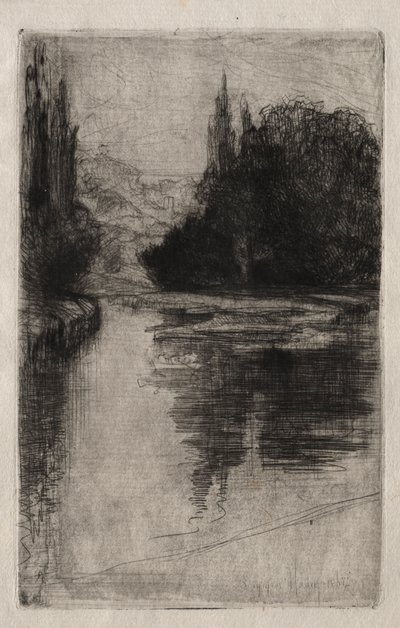 晚上 作者 弗朗西斯·西摩·哈登（Francis Seymour Haden）