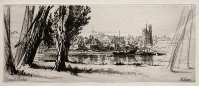 富勒姆。 作者 弗朗西斯·西摩·哈登（Francis Seymour Haden）