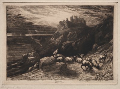 哈雷奇，1880年。 作者 弗朗西斯·西摩·哈登（Francis Seymour Haden）