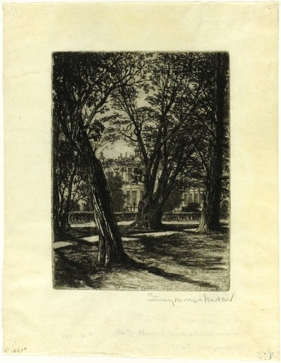 肯辛顿花园 I 号（小盘） 作者 弗朗西斯·西摩·哈登（Francis Seymour Haden）