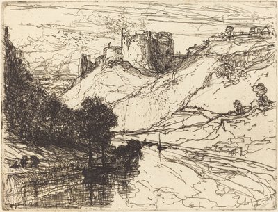 基尔加伦城堡 作者 弗朗西斯·西摩·哈登（Francis Seymour Haden）