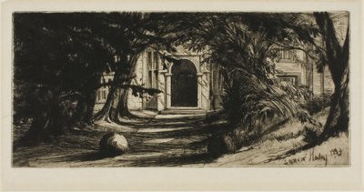 米顿厅 作者 弗朗西斯·西摩·哈登（Francis Seymour Haden）