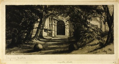 米顿厅 作者 弗朗西斯·西摩·哈登（Francis Seymour Haden）