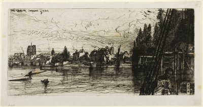 老切尔西教堂 作者 弗朗西斯·西摩·哈登（Francis Seymour Haden）