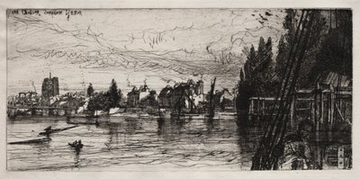 老切尔西教堂 作者 弗朗西斯·西摩·哈登（Francis Seymour Haden）
