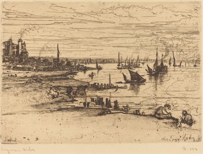 Purfleet客栈对面 作者 弗朗西斯·西摩·哈登（Francis Seymour Haden）