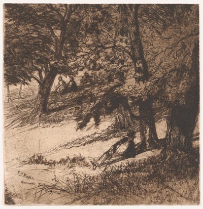 Sub Tegmine..., 1859., 1859. 作者 弗朗西斯·西摩·哈登（Francis Seymour Haden）