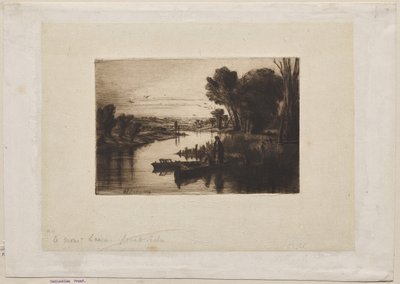 泰晤士渔夫 作者 弗朗西斯·西摩·哈登（Francis Seymour Haden）