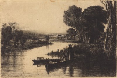 泰晤士渔民 作者 弗朗西斯·西摩·哈登（Francis Seymour Haden）