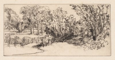 小长廊，1896年。 作者 弗朗西斯·西摩·哈登（Francis Seymour Haden）