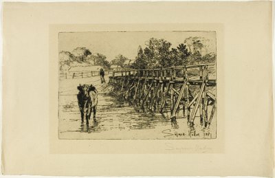 乡村福特 作者 弗朗西斯·西摩·哈登（Francis Seymour Haden）