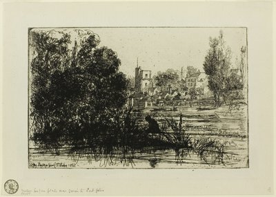 特威肯汉教堂 作者 弗朗西斯·西摩·哈登（Francis Seymour Haden）