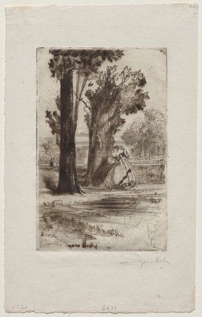 桑宁的牧师住宅 作者 弗朗西斯·西摩·哈登（Francis Seymour Haden）