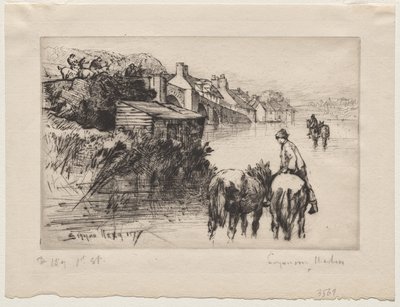 瓦勒姆桥 作者 弗朗西斯·西摩·哈登（Francis Seymour Haden）