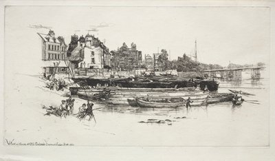 老切尔西惠斯勒故居 作者 弗朗西斯·西摩·哈登（Francis Seymour Haden）