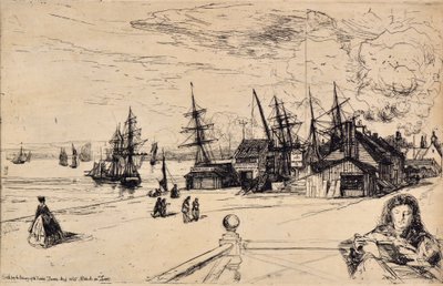 游艇小酒馆，艾里斯 作者 弗朗西斯·西摩·哈登（Francis Seymour Haden）