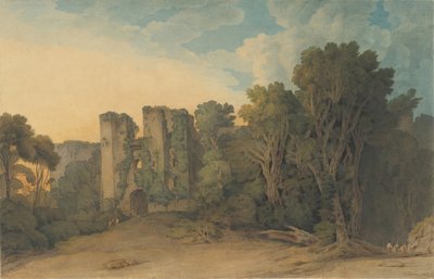 德文郡的贝里-波梅罗伊城堡，1775-1805。 作者 弗朗西斯·汤恩