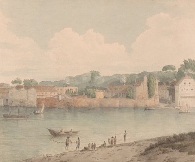 沃克斯豪尔楼梯，来自米尔班克，1797 年 7 月 5 日 作者 弗朗西斯·汤恩