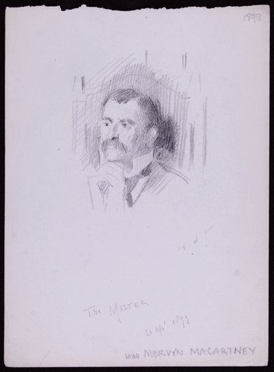 梅尔文·马卡特尼（Mervyn Macartney）的肖像 作者 弗朗西斯·威尔弗雷德·劳森