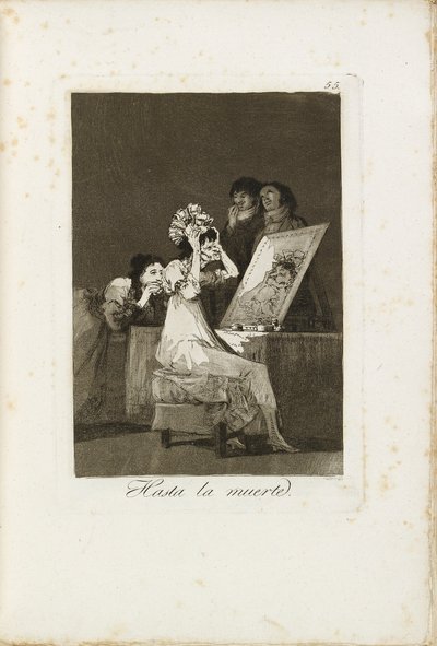 直到死亡，1799-1799 作者 弗朗西斯科·德·戈雅