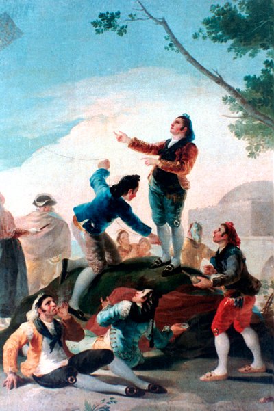 风筝，风筝，1778年 作者 弗朗西斯科·德·戈雅