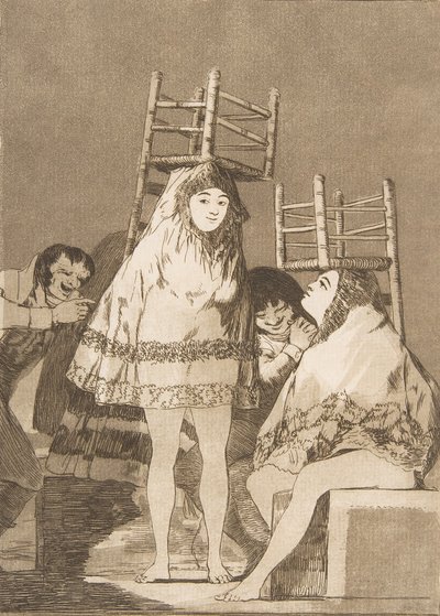 洛斯·卡普里科斯（Los Caprichos）的盘子26：他们已经有一个座位。他们已经有一个座位。，1799。 作者 弗朗西斯科·德·戈雅