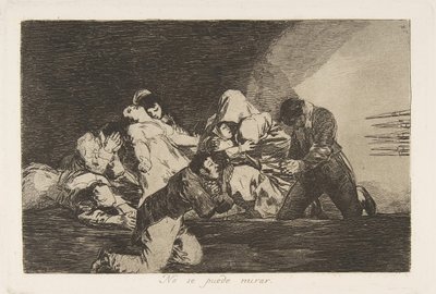 《战争灾难》第26页，《德拉瓜拉的损失：一个……》，1810-20，1863年出版。 作者 弗朗西斯科·德·戈雅