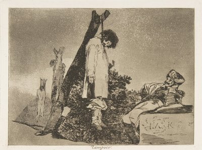 板块36来自《战争的灾难》Los Desastres de La Guerra："不是[...，1810年出版，1863年。 作者 弗朗西斯科·德·戈雅