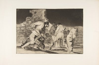 来自Disparates的板块6：这太神奇了-我们是由上帝造的，大约1816-23年于1864年出版。 作者 弗朗西斯科·德·戈雅