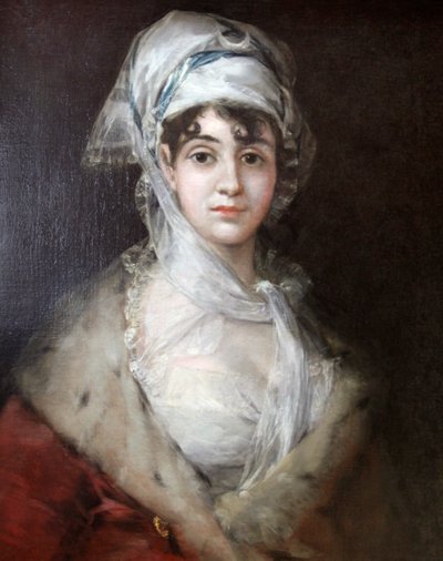 女演员Antonia Zarate的肖像》，约1810-1811年。   作者 弗朗西斯科·德·戈雅