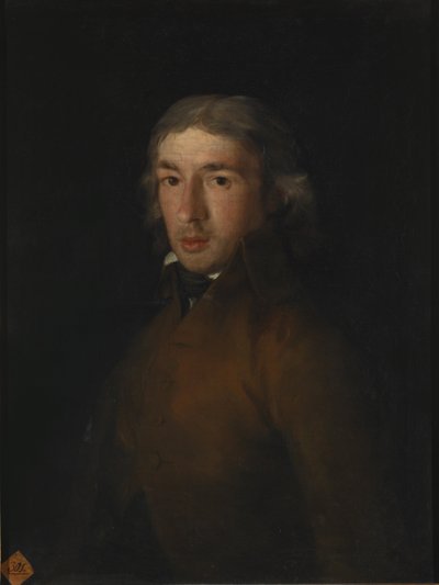 LeandroFernándezMoratín的肖像 作者 Francisco de Goya