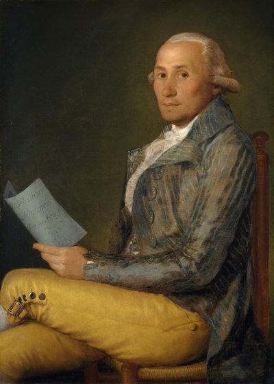 塞巴斯蒂安·马丁内斯（SebastiánMartínez）和佩雷斯（Pérez）1747-1800，1792年。 作者 弗朗西斯科·德·戈雅