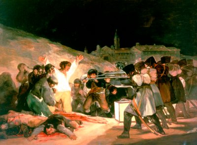 1808年5月3日的枪击事件》，1814年 作者 弗朗西斯科·德·戈雅