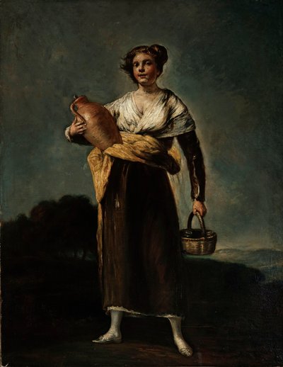 水的承载者La Aguadora，1810年。 作者 弗朗西斯科·戈亚德
