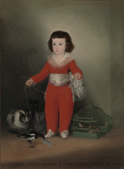 唐·曼努埃尔·奥索里奥·曼尼奎·祖尼加（1784-92） 作者 弗朗西斯科·德·戈雅