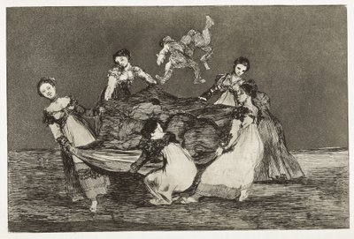 戈雅·Y·卢西恩斯·弗朗西斯科·德 (1746-1828)。 箴言。 女谜语. 1815-1824。 （24