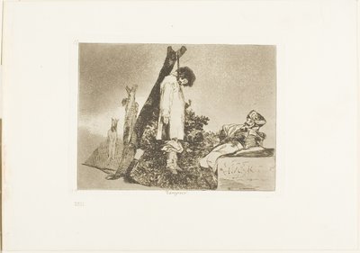在这种情况下不会，《战争的灾难》第 36 版 作者 弗朗西斯科·何塞·德·戈雅 y Lucientes
