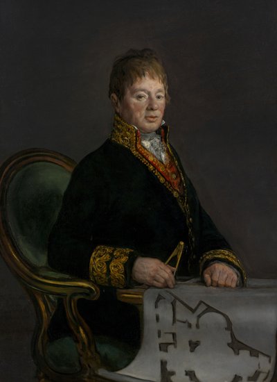 唐·胡安·安东尼奥·库尔沃的肖像，1819年 作者 Francisco de Goya