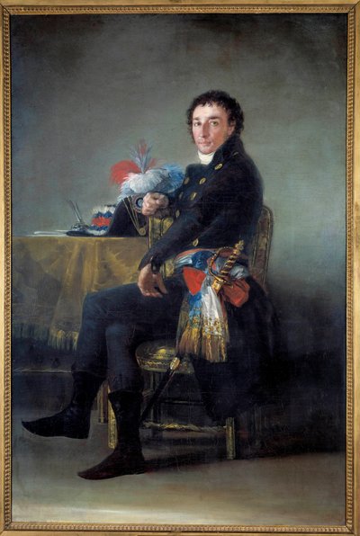 Ferdinand Guillemardet 的肖像，法国驻西班牙大使（1765-1809） 弗朗西斯科·德·戈雅（Francisco de Goya，1746-1828 年）19 世纪的画作 1,86x1,24 m - 法国驻西班牙大使 Ferdinand Guillemardet 的肖像（1765-1809）。 弗朗西斯科·德的绘画 作者 弗朗西斯科·德·戈雅