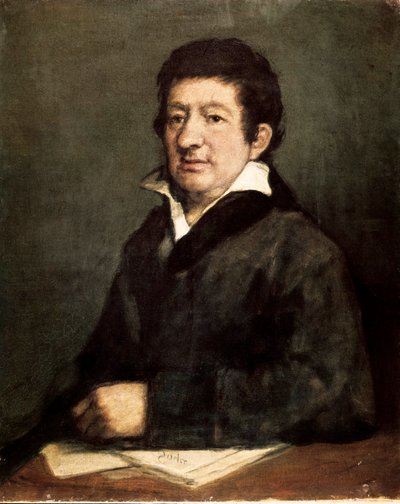 Portrait of Leandro Fernandez de Moratin (1760-1828), Spanish poet and playwright. Painting by Francisco de GOYA Y LUCIENTES (1746-1828) 作者 弗朗西斯科·德·戈雅