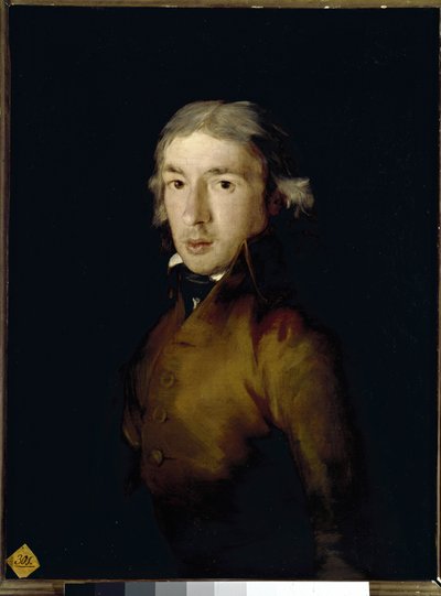 Portrait of Leandro Fernandez de Moratin, Spanish poet and playwright. (oil on canvas 作者 弗朗西斯科·德·戈雅